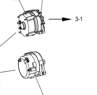 DYNAPAC CC6200 roller generator part number/4812160764