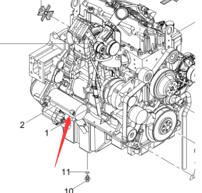 DYNAPAC starter part number/4812159499