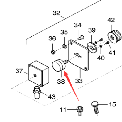   DYNAPAC paver potentiometer part number 977189860