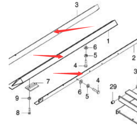 DYNAPAC scraper chain protection part number 754012144
