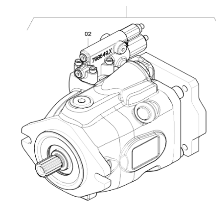 DYNAPAC paver accessories scraper hydraulic pump part number 4812031533