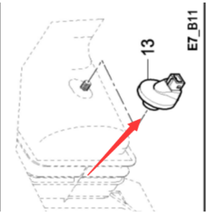 DYNAPAC air filter blockage alarm part number 4812039057
