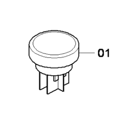 DYNAPAC paver accessory button switch part number D97754020