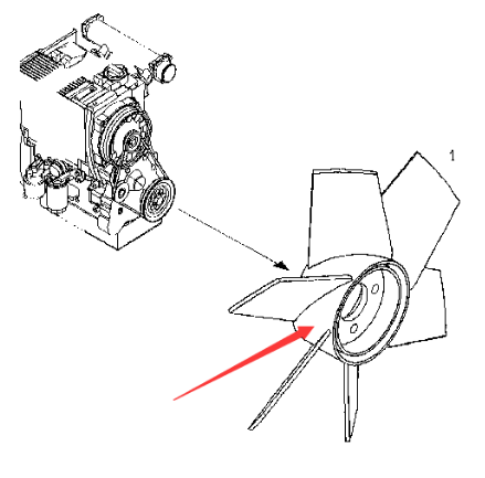Dynapac Fan Assembly Part Number/4700902548