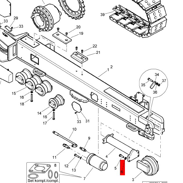 BOMAG relaxation gasket part number 08711730