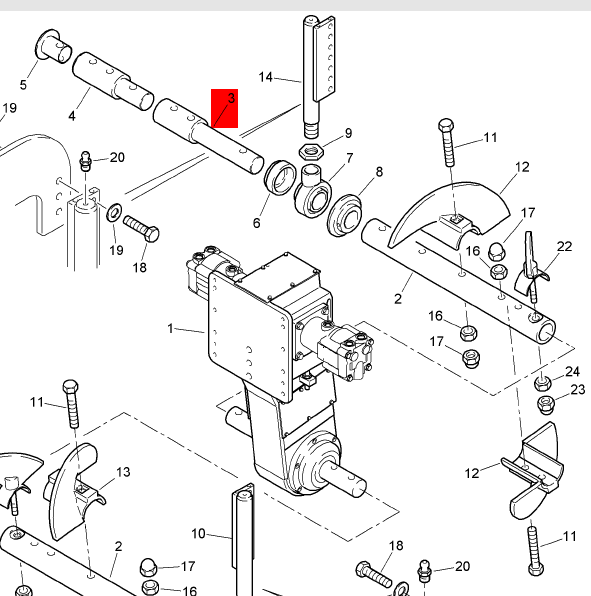 BOMAG Spiral Shaft Part Number D2138011