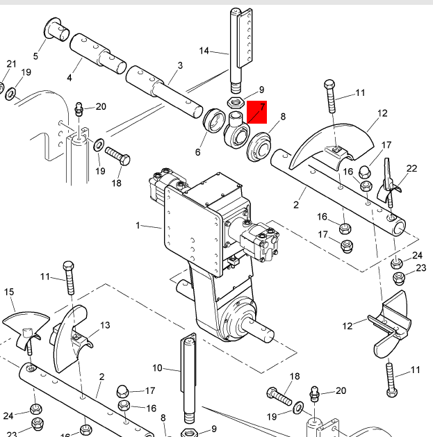 BOMAG hanger head part number D2138037