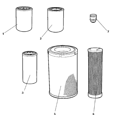 Dynapac 1000 hour maintenance package part number/yxtd001