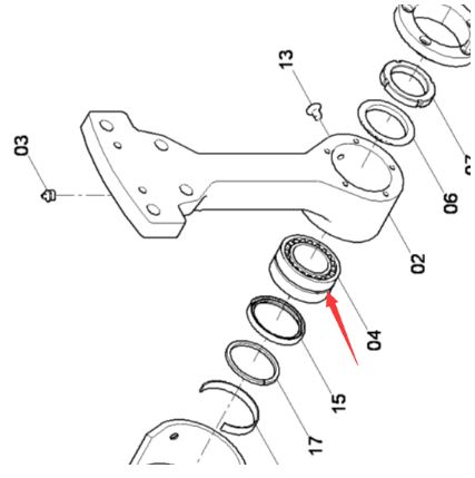 Dynapac hanger bearing part number D935225782
