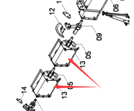 Dynapac 640MM spiral front baffle part number 4812028792