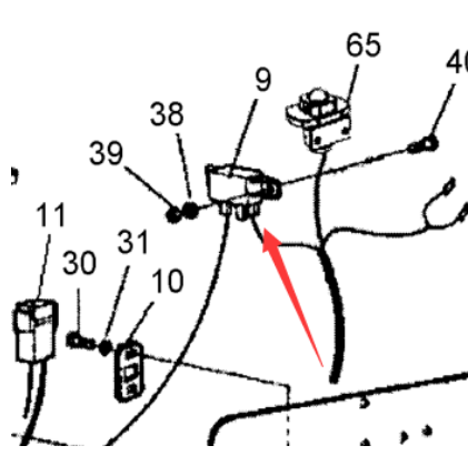 Dynapac starter relay part number 904448
