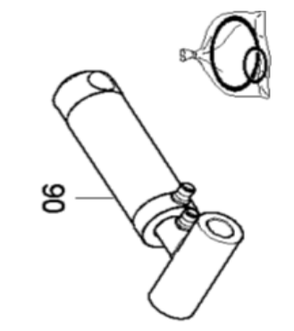 Dynapac idler cylinder part number 4812045943
