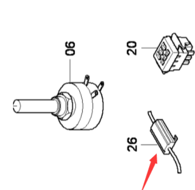 Dynapac resistor part number D977180606
