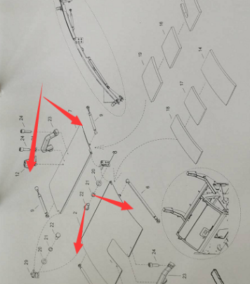 Dynapac engine hood gas spring 2 part number 4812241172