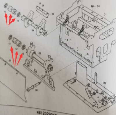 DYNAPAC 750MM Widening Ironing Plate Vibration Coupling Part Number/D614217500