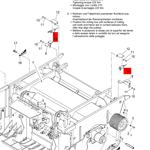 BOMAG travel switch part number 83670060