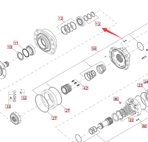 BOMAG repair kit part number 2667409