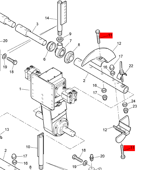 BOMAG blade bolt part number 324000268
