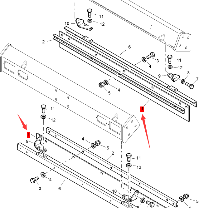 BOMAG scraper plate part number 8410103