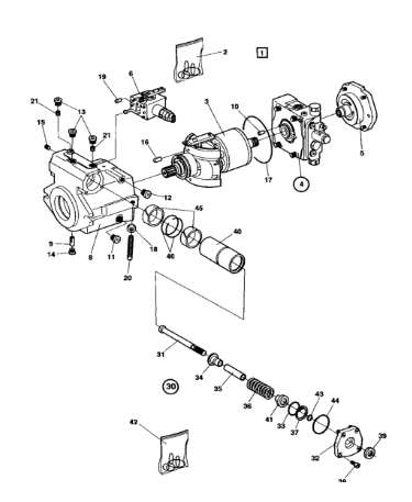 Dynapac walking pump part number 4700372352