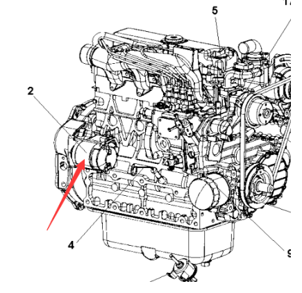 Dynapac 12V starter part number 4812156354