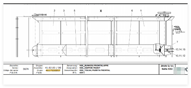 VOGELE S2500 Ironing Plate Part Number  4602423477  4602423475  4602423478  4618182386  4618182387  4618182388  4618182351  4615112735  9512310933  9500100934  9511056798  9510300933  9500130125  9512