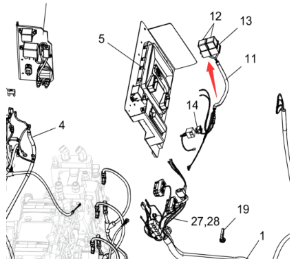 Dynapac 24V relay part number 4700792422
