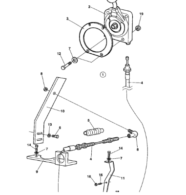 Dynapac throttle cable part number 389178