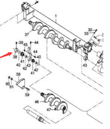 Dynapac hanger bearing sleeve part number 880180708