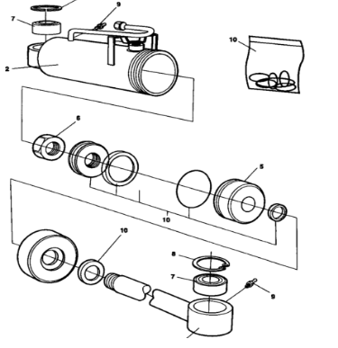 Dynapac wrong wheel cylinder part number 371438