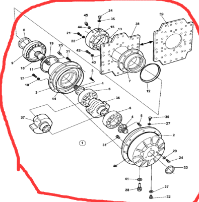 Dynapac vibration box assembly part number 4700945594