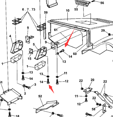 Dynapac fixing bolt part number 500030