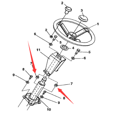 Dynapac lock nut part number 355869