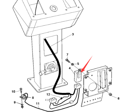 Dynapac 12v relay part number 792548