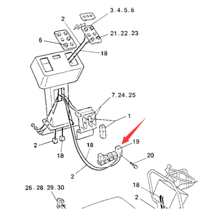 Dynapac 12v relay part number 975062