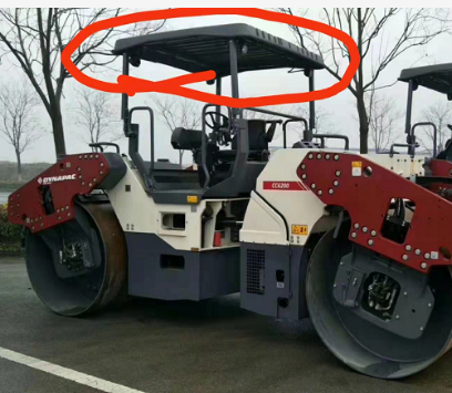 Dynapac cab roof part number 4700394139