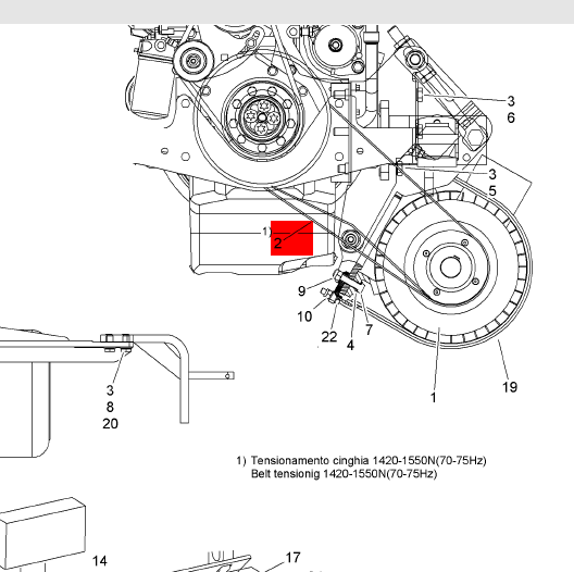 BOMAG oil cylinder repair kit part number 05850503