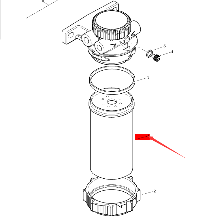 BOMAG oil-water separator filter element part number 05821455