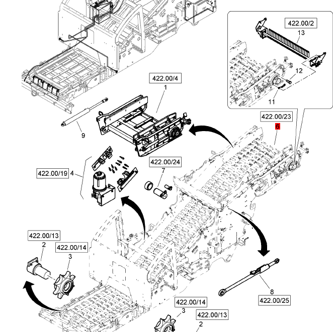BOMAG water level observation tube part number 06550086