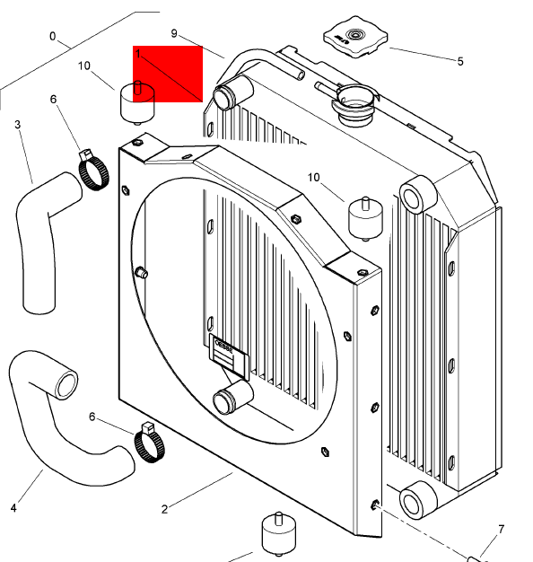 BOMAG radiator assembly part number 05903399  ​