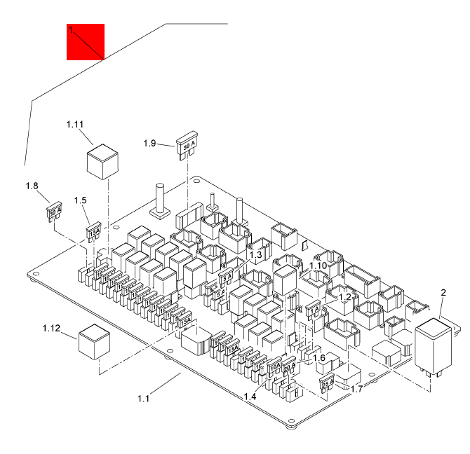 BOMAG computer board part number 92112032