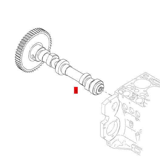 BOMAG Camshaft Assembly Part Number 05716331