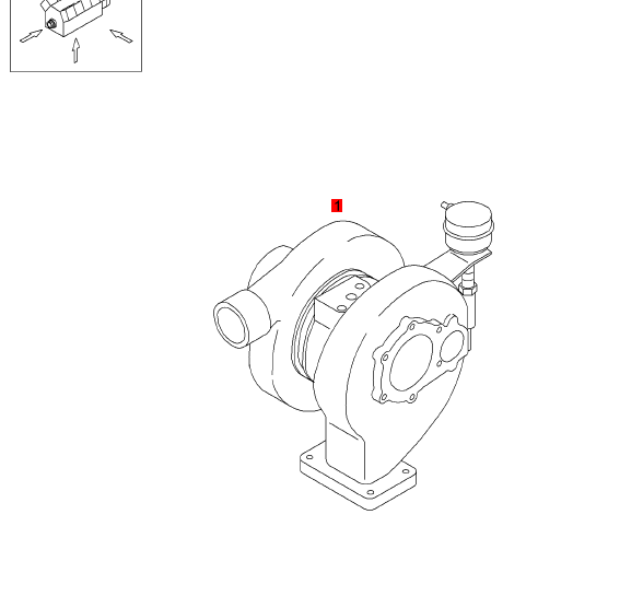 BOMAG turbocharger part number 05717840