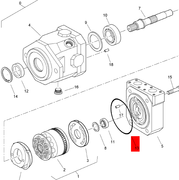 BOMAG motor seal ring part number 05985578