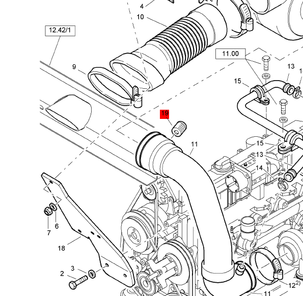 BOMAG Scraper Part Number 57340102