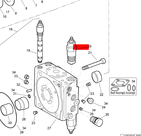 BOMAG angle sending part number 05768350