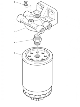 BOMAG oil-water separator filter element part number 05821330