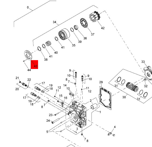 BOMAG distribution plate part number 05810588