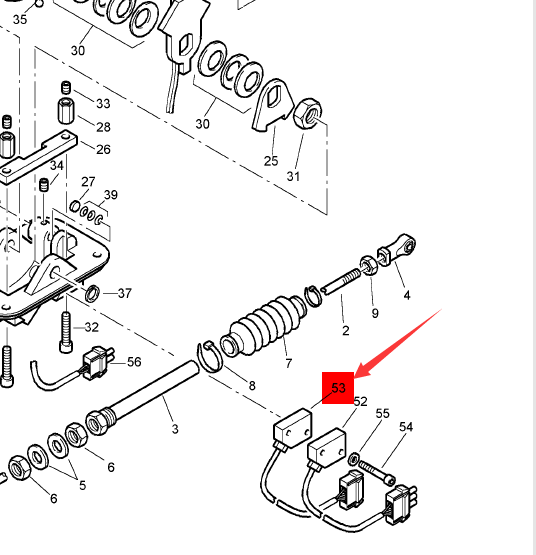 BOMAG position switch part number 05568933