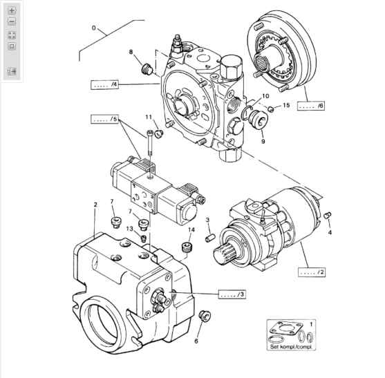 BOMAG vibration pump part number 05801068